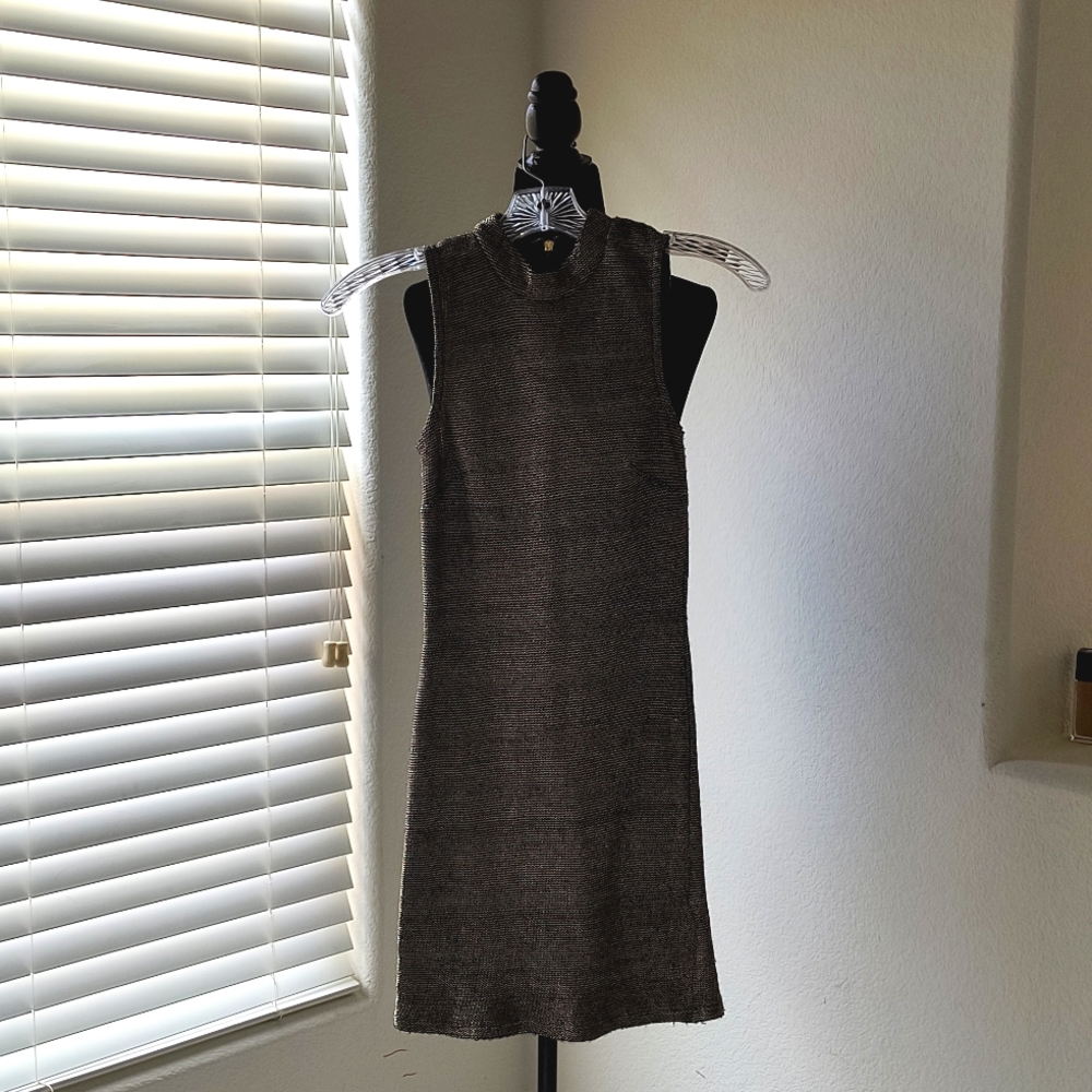 Size x-small gold dress from petite topshop